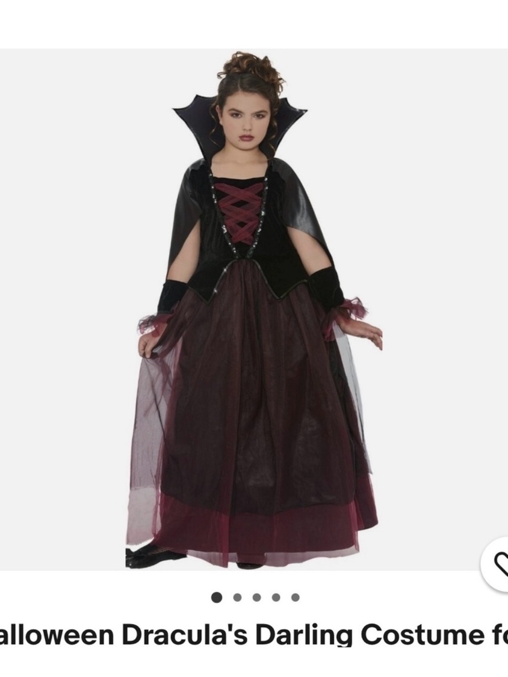 Halloween Dracula Darling costume